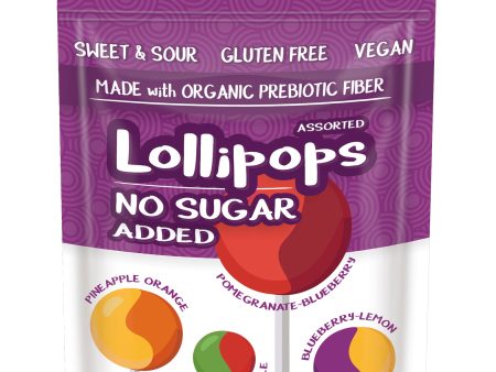 Kootchikoo Organic No Sugar Lollipops 4 flavours 60g Online Sale