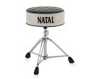 Natal H-ST-DTBW Drum Throne - White Round Seat with Black Top Cheap