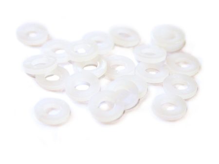 George s 20 Clear Nylon Tension Rod Washers Pack Hot on Sale