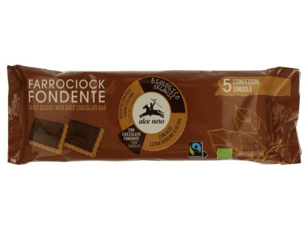 Alce Nero FCF140 Organic Spelt Biscuit with dark chocolate bar 140 g Supply