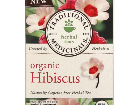 Traditional Medicinals Organic Tea Hibiscus, 16 tea bags Online Hot Sale