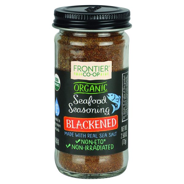 Frontier, Organic Blackened Seafood Seasoning, 2.50 oz Fashion