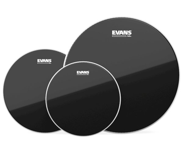 Evans Black Chrome Fusion Tom Pack - 10 , 12 , 14  Online Sale