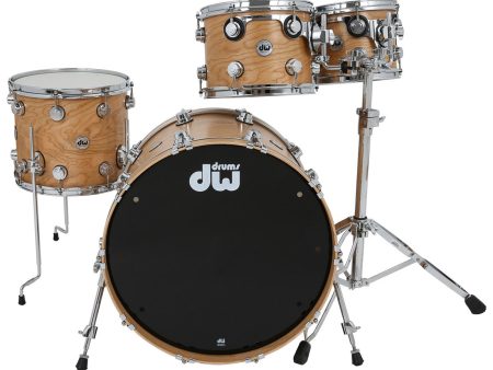 Drum Workshop Collectors 4-Piece in Natural Cherry For Sale