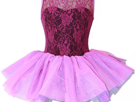 Tutu with Bodice in Purple Lace (TUTUWPP) Supply