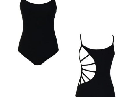 Strappy Back Leotard with Web Detail Cheap