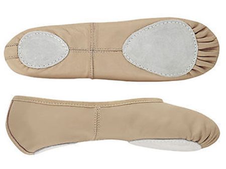 Ballet Shoes Leather Split Sole (Available in Pink or Black) For Cheap