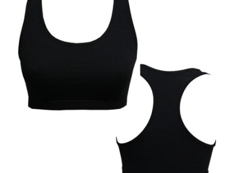 Ultra Support Racerback Bra in Lycra (BLACK ON SALE) Sale